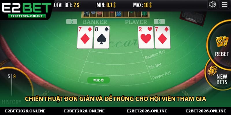 Chiến thuật đơn giản và dễ trúng cho hội viên tham gia